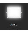 180W LED breedstraler op zonne-energie, 4000K - Incl. 20W zonnepaneel, IP65, afstandsbediening, wit