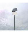 30W LED breedstraler op zonne-energie - 2600lm, IP65, 6400K, incl. zonnepaneel en afstandsbediening, buiten