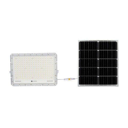 30W LED breedstraler op zonne-energie met afstandsbediening - 2600lm, IP65, 4000K, incl. zonnepaneel en batterij