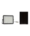 120W LED breedstraler op zonne-energie met paneel - 1200lm, IP65, incl. afstandsbediening, zwart, buiten