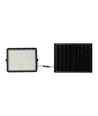 20W LED breedstraler op zonne-energie met sensor en afstandsbediening - 1800lm, IP65, 6400K, zwarte behuizing