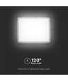 20W LED breedstraler op zonne-energie met sensor en afstandsbediening - 1800lm, IP65, 6400K, zwarte behuizing