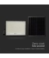 30W LED breedstraler op zonne-energie, 6400K - 2600lm, IP65, incl. zonnepaneel en afstandsbediening, aluminium