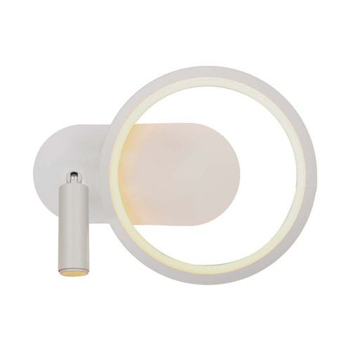 14W LED Lampenkap - Metaal, L250xB100xH180mm, 4000K, Wit, Huis