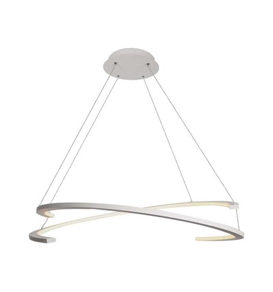 48W LED design hanglamp, wit - Triac dimbaar, 800x1200mm, 4000K, IP20