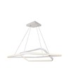 48W LED Metaalplafondlamp - 600x600xH1200mm, 4000K, wit, TRIAC dimbaar