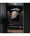 48W LED Metaalplafondlamp - 600x600xH1200mm, 4000K, wit, TRIAC dimbaar