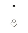 12W LED hanglamp, wit ruit-design - 105lm/W, 28x180cm, moderne kroonluchter