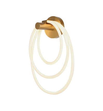 37W Designer LED wandlamp - Goud, Ø35cm, 3940lm, 3000K, IP20