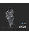 5W LED wandlamp - IP65, zwart, 110lm/W, 17,5x17,5cm, aluminium, incl. lichtbron
