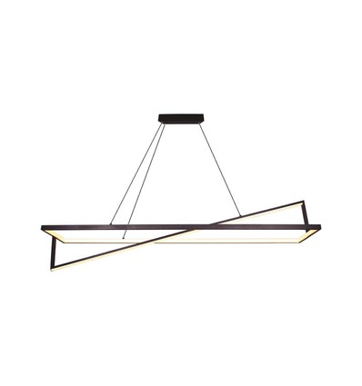 45W LED design hanglamp - TRIAC dimbaar, 3000K, zwart