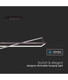 45W LED design hanglamp - TRIAC dimbaar, 3000K, zwart