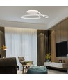 54W LED designer plafondlamp, dimbaar - Ø52cm, wit, rond, 4000K, Triac dimbaar