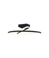 20W LED designer hanglamp, Ø25cm - 107lm/W, 4000K, zwart, rond, modern design