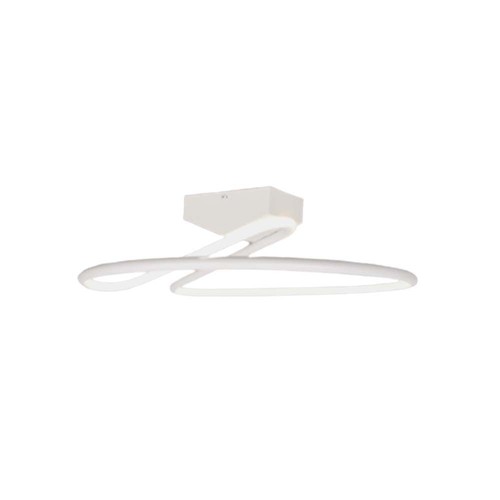 43W LED Designer plafondlamp, wit rond - 4580lm, Ø52cm, 4000K, elegant design