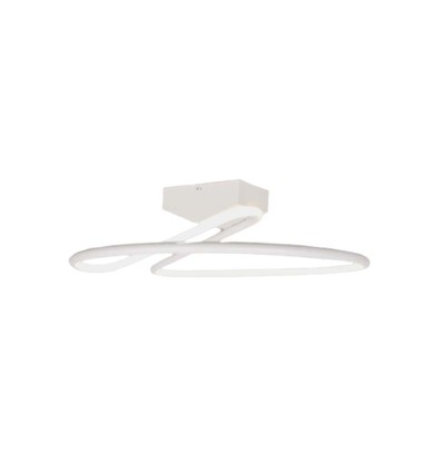 43W LED Designer plafondlamp, wit rond - 4580lm, Ø52cm, 4000K, elegant design