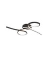 24W LED designer plafondlamp - 2560lm, 3000K, zwart, 360 graden lichtstraling