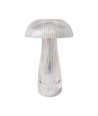 1W oplaadbare LED tafellamp - Touch dimbaar, 3-in-1 CCT, transparant, Ø16 x 25 cm