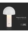 LED tafellamp - 1800mAh batterij, Ø150x250, 3-in-1, wit, Hus