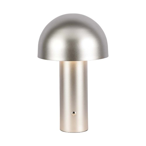V-Tac oplaadbare 3-in-1 tafellamp - Champagne/Goud, IP20, touch dimbaar