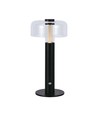LED Tafellamp - 1800mAh Batterij, Ø150x300, 3000K, Zwarte Behuizing