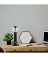 LED Tafellamp - 1800mAh Batterij, Ø150x300, 3000K, Zwarte Behuizing