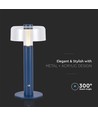 1W oplaadbare LED tafellamp - Violet, dimbaar, 3000K, USB opladen, 30cm hoog