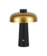 3W oplaadbare LED tafellamp - Touch dimbaar, 3-in-1 CCT, goud/zwart, incl. USB-kabel