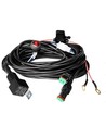 Kabel met schakelaar voor LEDlife werklamp - Voor 2 lampen, 2x15A, DT06-2S stekker