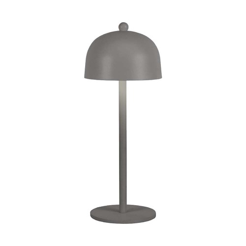 V-Tac Oplaadbare tafellamp 3-in-1 - CCT, grijs, IP20, touch dimbaar