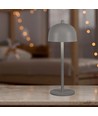 V-Tac Oplaadbare tafellamp 3-in-1 - CCT, grijs, IP20, touch dimbaar