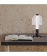 2W LED tafellamp, oplaadbaar - Touch dimbaar, 3-in-1 CCT, zwart, USB, incl. batterij