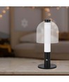 2W LED tafellamp, oplaadbaar - Touch dimbaar, 3-in-1 CCT, zwart, USB, incl. batterij