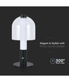 2W LED tafellamp, oplaadbaar - Touch dimbaar, 3-in-1 CCT, zwart, USB, incl. batterij