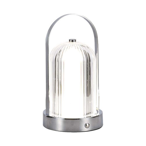 1W oplaadbare LED tafellamp, 3-in-1 CCT - Touch dimbaar, USB-C, 6-8 uur batterij, antieke finish