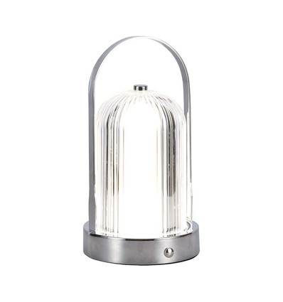 1W oplaadbare LED tafellamp, 3-in-1 CCT - Touch dimbaar, USB-C, 6-8 uur batterij, antieke finish