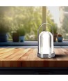 1W oplaadbare LED tafellamp, 3-in-1 CCT - Touch dimbaar, USB-C, 6-8 uur batterij, antieke finish
