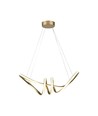 24W decoratieve LED pendellamp - L720x300mm, 3240lm, 3000K, zwart, IP20