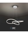 20W LED pendellamp, Ø50cm - 127lm/W, wit, circulair, 3000K, incl. lichtbron