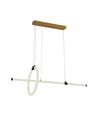 Decoratieve hanglamp voor eettafel, 85 cm - 3000K, zwart