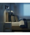 Wandgemonteerde GU10 spotlamp - zwarte behuizing