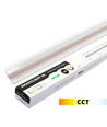 60 cm LED Troldtekt-rail, CCT - 19W, Akustilight, verzonken, 24V