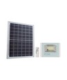 25W LED breedstraler op zonne-energie - 550lm, IP65, zwart, incl. zonnepaneel en afstandsbediening