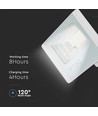 60W LED breedstraler op zonne-energie - 1650lm, IP65, incl. zonnepaneel en afstandsbediening, buiten