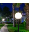 Zwarte tuinlamp - 97cm, IP44 buiten, mat zwart, E27 fitting, zonder lichtbron