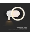 14W LED wandlamp - 3000K, wit