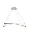 48W metalen plafondlamp - 800x1200mm, 3000K, wit, TRIAC dimbaar
