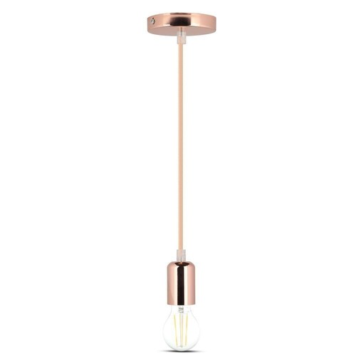 V-Tac lampfitting - Roségoud, E27