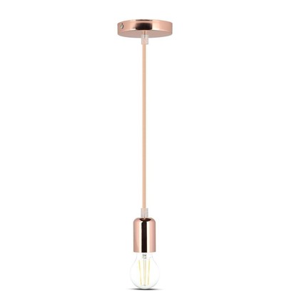 V-Tac lampfitting - Roségoud, E27