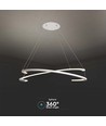 48W metalen plafondlamp - 800x1200mm, 3000K, wit, TRIAC dimbaar